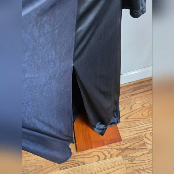 Altuzarra x Target, New, Black Floral Satin Surplice Maxi Dress, Size Large - Picture 5 of 12